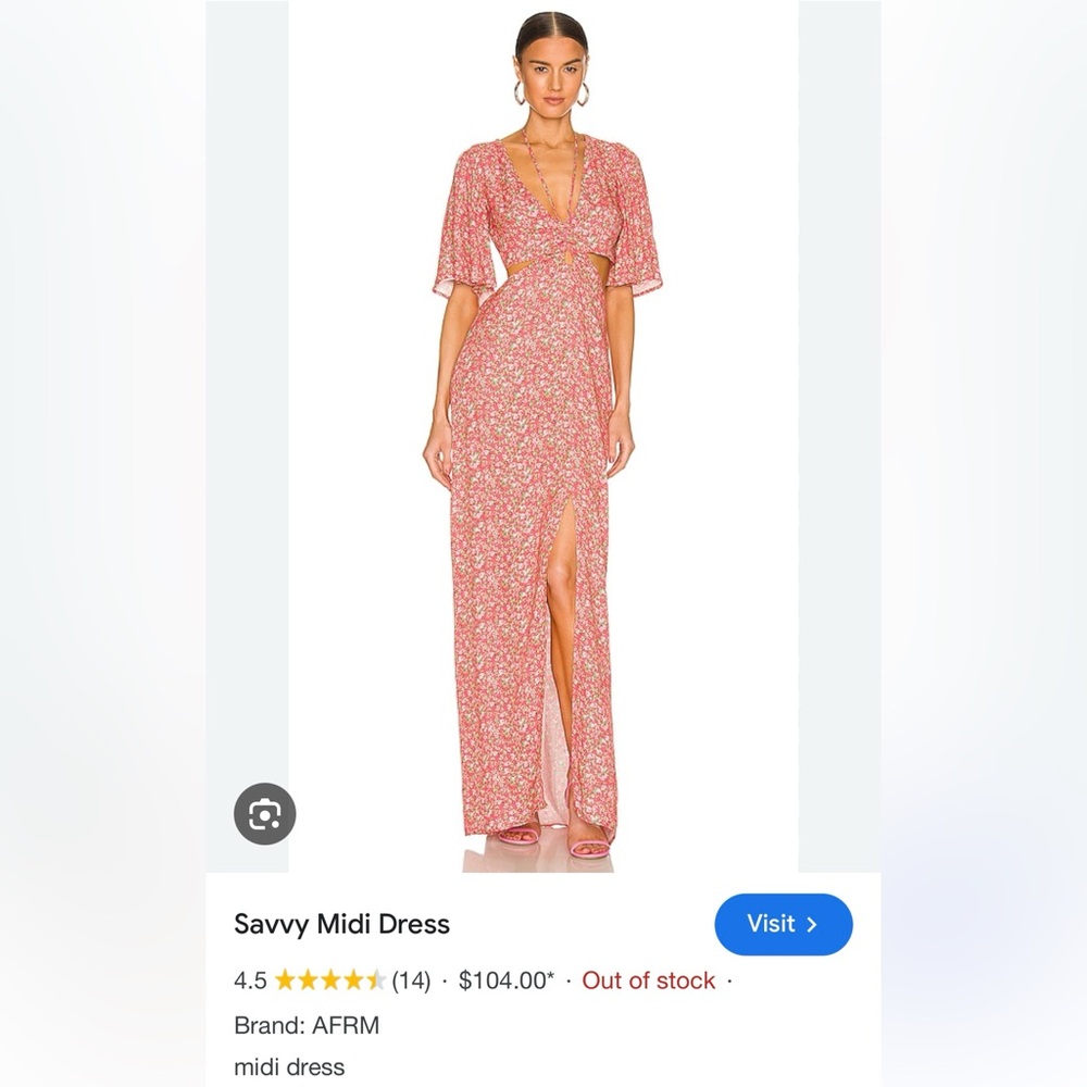 AFRM Savvy Midi Dress